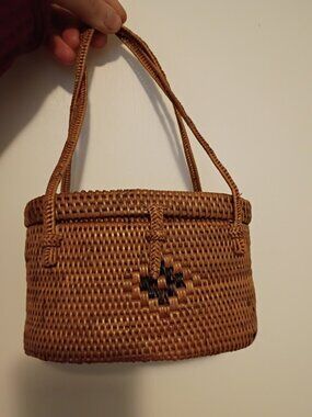 Handwoven Ata Rattan Bag